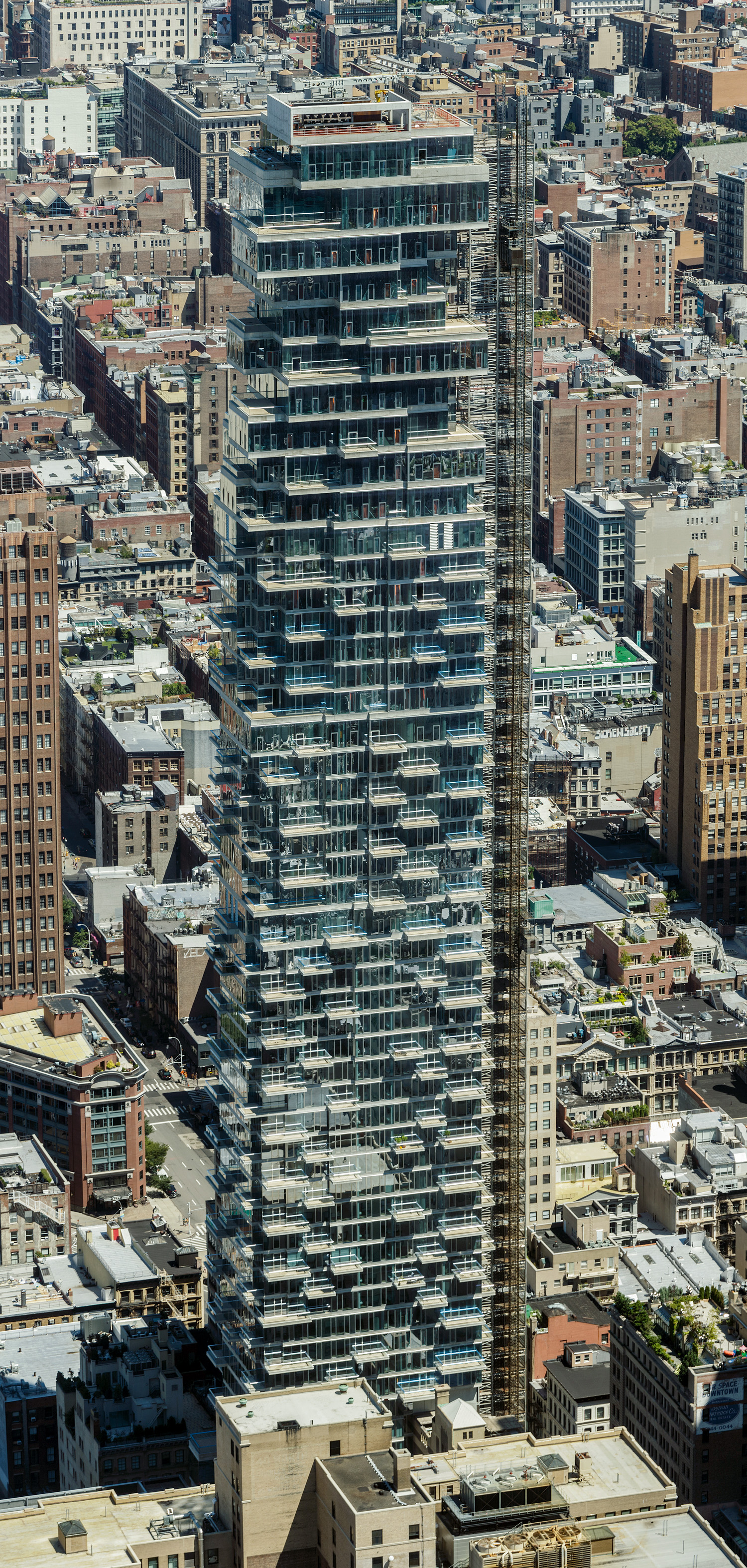 56 Leonard , New York City - View from One World Observatory. © Mathias Beinling